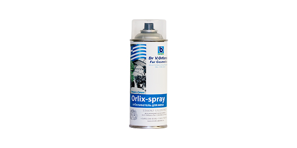 Orlix-spray - отбеливатель для меха